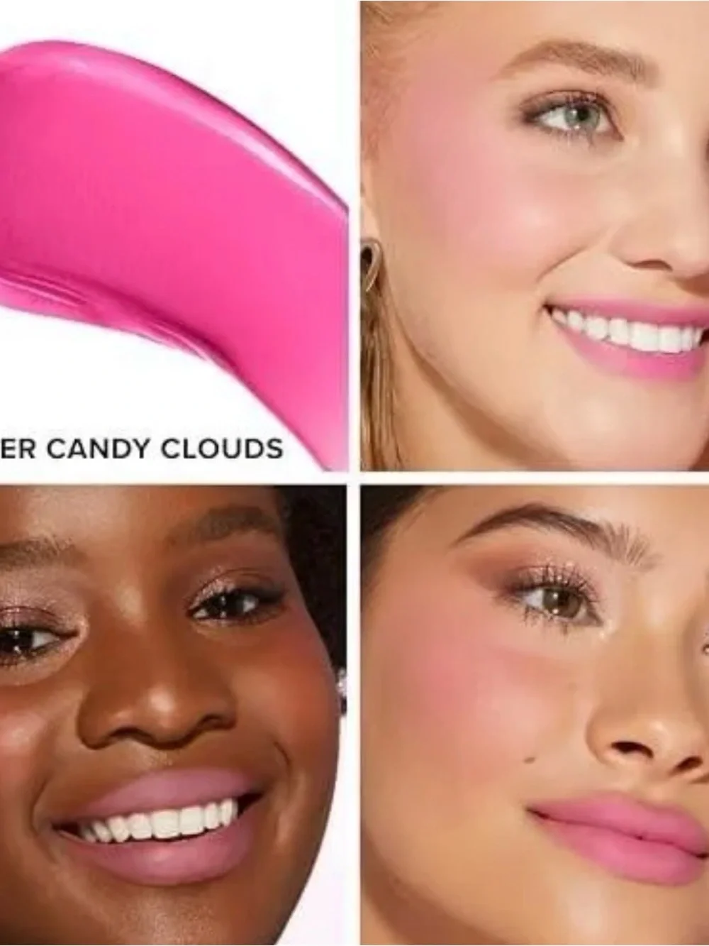 Too Faced Cloud Crush Whipped Lip & Cheek Color — Bright Pink